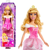 Mattel Disney Princess Dolls, Aurora Sleeping Beauty Posable Fashion Doll with Sparkling Clothing and Accessories, Disney Movie Toys, HLW09.