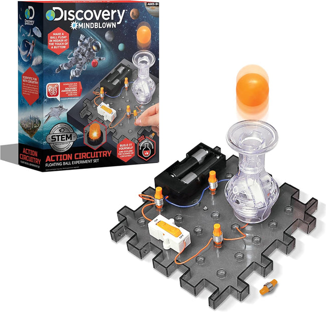 Discovery Mindblown - Toy Circuitry Action Experiment Kit - Floating Ball - STEM Educational Science Set for Kids - Interactive Learning Toy Gift for Children.