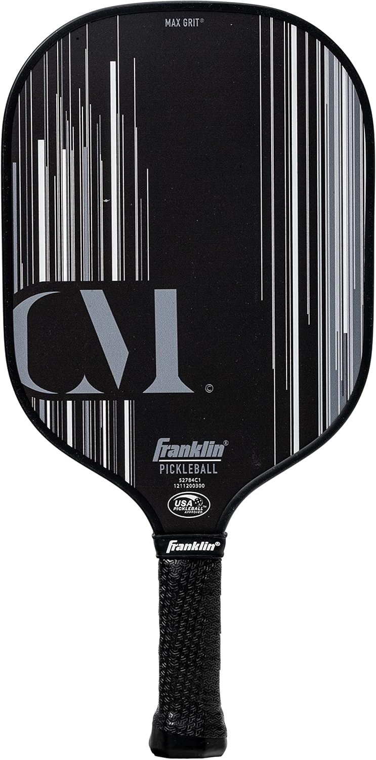 Franklin Sports Pro Pickleball Paddle - Pro Tournament Pickleball Paddle - Extra Grip MaxGrit Technology - Christine McGrath Pickleball Paddle.