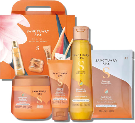 Sanctuary Spa Signature Pamper Hamper Gift Set, Vegan, Gift For Women, Womens Gift Sets, Birthday Gift.