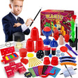 Heyzeibo Magic Kit for Kids, Party Favors Magic Set with Upgrade Magic Tricks, Magic Wand, Instruction, Magician Pretend Play Toys for Boys & Girls, Beginners.