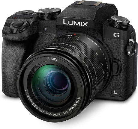 Panasonic LUMIX DMC-G7KEB-K Professional Camera with Lens - Black, 14 - 42 mm.