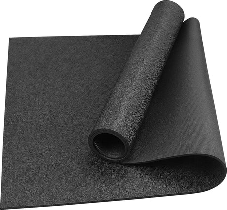 Treadmill Mat Floor Protector, Gym Floor Mat, Exercise Equipment Mat 152cm×76cm×6mm Thick for Exercise Bike, Spin Bike, Weight Bench, Fitness Equipment.