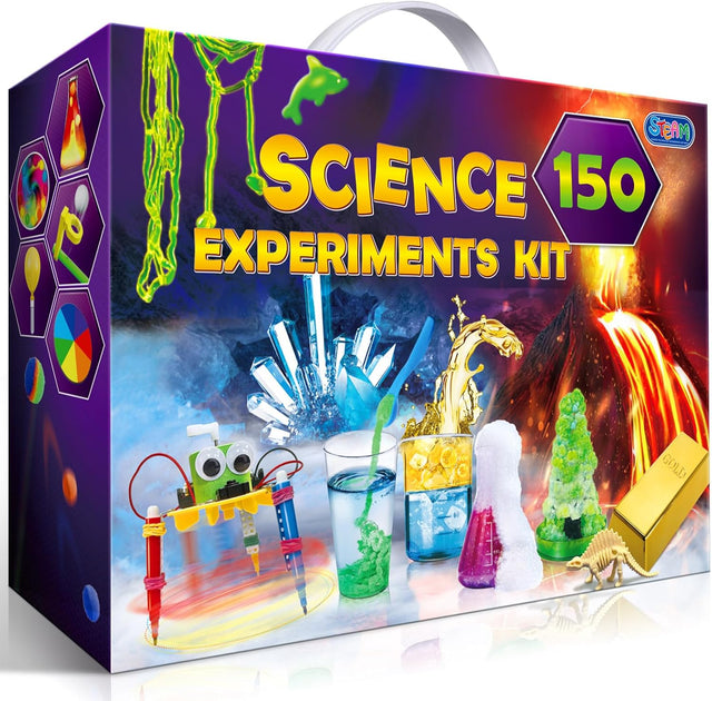 UNGLINGA Science Kit, 150 Experiments STEM Toy for Kids, Educational Gift for Boys & Girls.