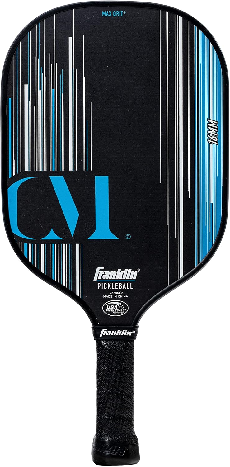 Franklin Sports Pro Pickleball Paddle - Pro Tournament Pickleball Paddle - Extra Grip MaxGrit Technology - Christine McGrath Pickleball Paddle.