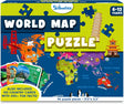 Skillmatics World Map Puzzle - 96 Piece Jigsaw Puzzle, Educational Toy, Geography for Kids, 400+ Facts, Gifts for Boys & Girls Ages 6 to 12.