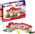 MEGA Pokémon Playset, Forest Pokemon Center Includes Pikachu, Chansey, Eevee, and Togepi, Building Toys for Kids and Adults, Collectible Character Model with 648 Pieces, Toy for Ages 8 and Up, HNT93.