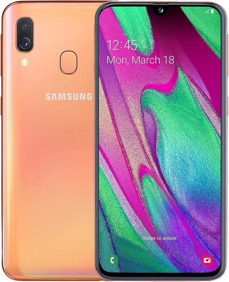 2019 Samsung Galaxy A40 Dual SIM 64GB - Black (Renewed).