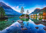 Hintersee Lake Jigsaw Puzzles for Adults 1000 Pieces Germany Landscape Jigsaw Puzzles for Adults Gifts.