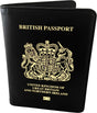 Executive Retail RFID Safe British Passport Wallet - UK Passport & Credit Card Holder - Recycled PU Leather.