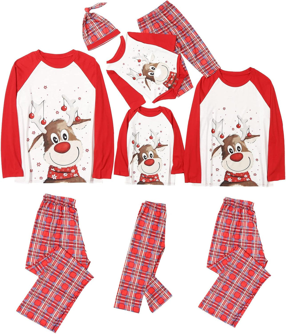 starkit Christmas Matching Family Pajamas Sets, Matching Sets Christmas PJs for Family Pajamas.