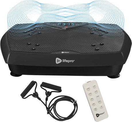 Lifepro Acupressure Vibration Plate Exercise Machine, Burn More Calories & Alleviate Back & Joint Pain at Home-Lymphatic Drainage Stimulator-Vibration Fitness Trainers & Workout Equipment.