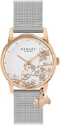 RADLEY Ladies Silver Mesh Strap Watch RY4399.