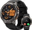 KOSPET TANK T3 Ultra Smart Watch for Men GPS, 60 Days Extra-Long Battery, 50M Waterproof, Stainless Steel Body Rugged Smartwatch with Bluetooth Calling, 1.43" AMOLED Display, Pressure&Altitude&Compass.