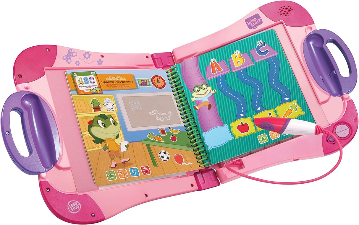 LeapFrog LeapStart Electronic Book, Educational and Interactive Playbook Toy for Toddler and Pre School Boys & Girls 2, 3, 4, 5, 6, 7 Year Olds, Pink,‎4.59 x 28 x 27 cm.