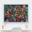 Clementoni 39411 Clementoni-39411-Impossible Puzzle-Marvel-1000 Pieces, Multi-Colour.