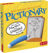 Mattel Games Pictionary Drawing Game, Board Game for Family, Kids, Teens and Adults, with Dry Erase Boards, Markers, Adult Clue Cards and Junior Clue Cards, for 8 Year Olds and Up, UK Version, DKD49.