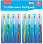 8pk Manual Toothbrush Multipack | Soft Toothbrush for Adults Toothbrushes Multipack, Family Toothbrush Pack | Toothbrush Manual | Tooth Brush | Tooth Brushes | Bulk Toothbrushes | Teeth Brushes.