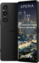 Sony Xperia 1 V Black - 6.5 Inch 21:9 Wide 4K HDR OLED - 120Hz Refresh rate -Triple lens(with Next Gen Sensor & ZEISS)- 3.5 mm audio jack - Android 13 - SIM free - Dual SIM hybrid (Renewed).