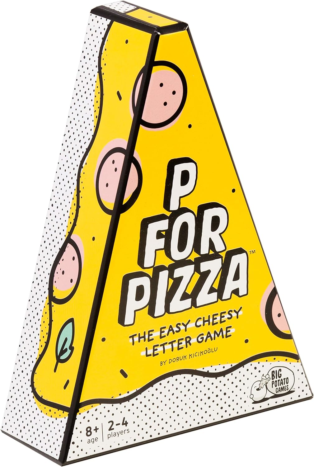 P for Pizza Board Game: Family Travel Game Great for Adults and Kids | Perfect For Holidays and Camping, Compact and Travel Friendly, Beach Game.