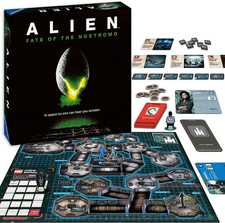 Ravensburger Alien Fate of the Nostromo - Strategy Board Games for Ages 12 Years Up - 1 to 5 Players - Gifts for Adults.