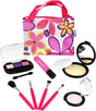 Click n' Play Pretend Play Cosmetic and Makeup Set for 36 months to 999 months, with Floral Tote Bag.