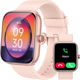 Smart Watch for Women, Answer/Make Calls,[1.91" HD Screen] Smart Watches for Women iPhone/Samsung/Android,Alexa Built-in, Fitness Watch with Heart Rate Sleep SpO2 Monitor,IP68 Waterproof, 100+ Sports.