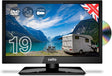 Cello ZSF0291 12 volt 19" inch LED TV Built in DVD Freeview HD with Satellite Receiver DVB-S2 with HDMI and USB for recording from Live TV, Made In The UK.