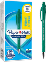 Paper Mate Flexgrip Ultra Retractable Ballpoint Pens | Medium Point (1.0mm) | Black Ink | 36 Count