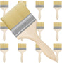 Kurtzy 12 Pack of Paint Brushes - Brush Head 101.6mm (4 inch) & Overall Brush Size 21.5cm (8.46 inches) - Suitable for Messy Jobs That Involve Chip Painting, Silicon, Gesso, Staining, Varnishes, Glues.