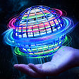 Flying Orb Ball Toys 2024, Boomerang Ball, 360°Rotating Hand Controlled Hover Ball with LED Lights, UFO Smart Sensor Flying Ball, Magic Globe Shape Flying Spinner Mini Drone for Boys Girls, Kids Gifts.