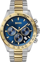 BOSS Chronograph Quartz Watch for men HERO Collection with Stainless Steel bracelet.