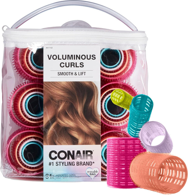 CONAIR - Self-Grip Rollers Assorted - 31 Count.