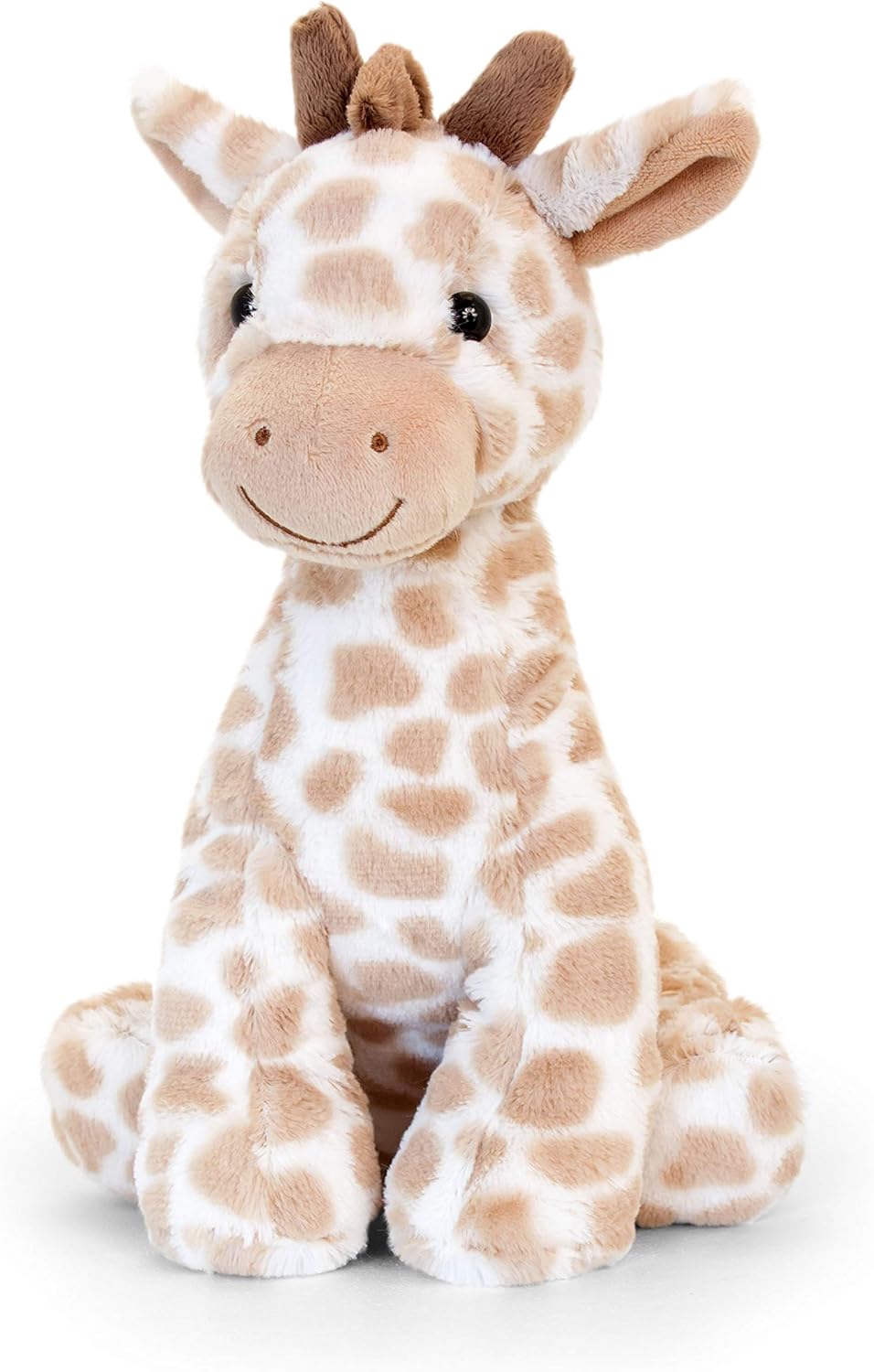 Keel Toys Teddy SN2653 26cm Nursery-Snuggle Giraffe Natural, Cream, Brown.