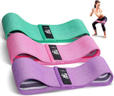 CFX Resistance Bands 3 Sets, Premium Exercise Bands with Non-Slip Design for Hips & Glutes, 3 Resistance Level Workout Booty Bands for Women and Men,Home Training,Fitness,Yoga.