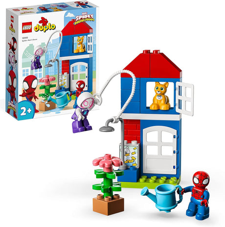 LEGO DUPLO Marvel Spider-Man’s House, Spidey and His Amazing Friends Buildable Toy for 2 Plus Years Old Toddlers, Boys & Girls, Super Hero Set 10995.