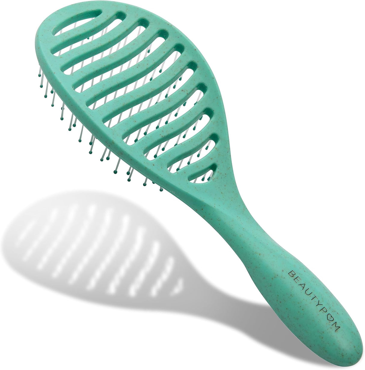 Beautypom Detangle Hair Brush - Effortless Knot Removal and Styling Hair Brush Women, Men, and Kids - Achieve Healthy, Gorgeous Hair with Ease, Elegance, and Innovative Design - Baby Blue