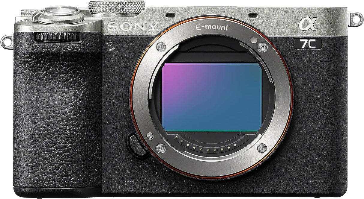 Sony Alpha 7CII Full-Frame Mirrorless Camera, (Silver) + Sony SEL2860 Compact Standard Zoom Lens.