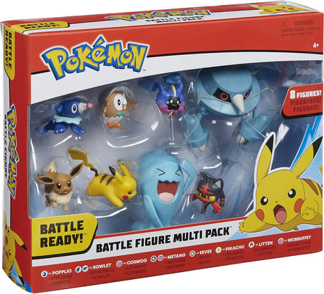 Pokemon Battle 8 Figure Multi Pack (2" & 3").