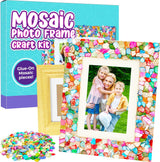 PURPLE LADYBUG Decorate Your Own Mosaic Photo Frame Craft Kits for Kids Age 6+ - Gifts for 10 Year Olds Girls, Arts & Crafts for Kids Ages 7 8 9 11, & Unique 6 Year Old Girl Gifts - Kids' Craft Kits.