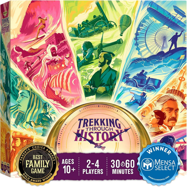 Trekking through History - The Strategic Time Travel Family Board Game.