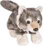 Wild Republic Wolf Stuffed Animal, Plush Toy, Gifts for Kids, Hug'Ems 7 Inches.