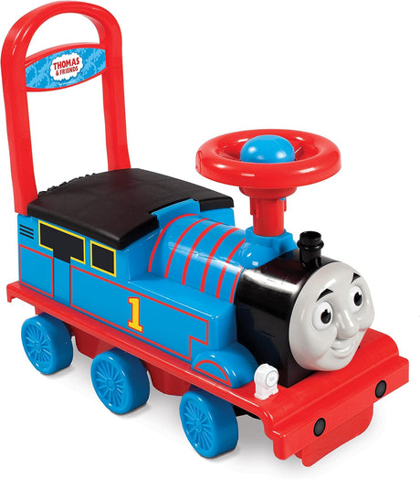 Thomas & Friends Kids Ride On Toys for 1+ years Boys and Girls - Sit and Ride On Thomas the Tank Engine Toy with Steering Wheel - Easy Assembly Toddler Walker Toy - Outdoor and Indoor Push Along Car.