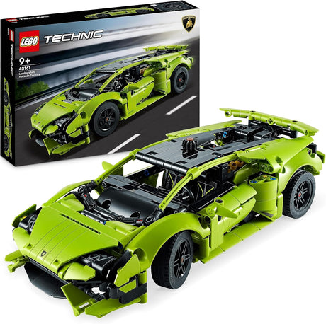 LEGO Technic Lamborghini Huracán Tecnica Toy Car Model Kit, Racing Car Building Set for 9 Plus Year Old Kids, Boys, Girls and Motor Sport Fans, Collectible Gift Idea 42161.