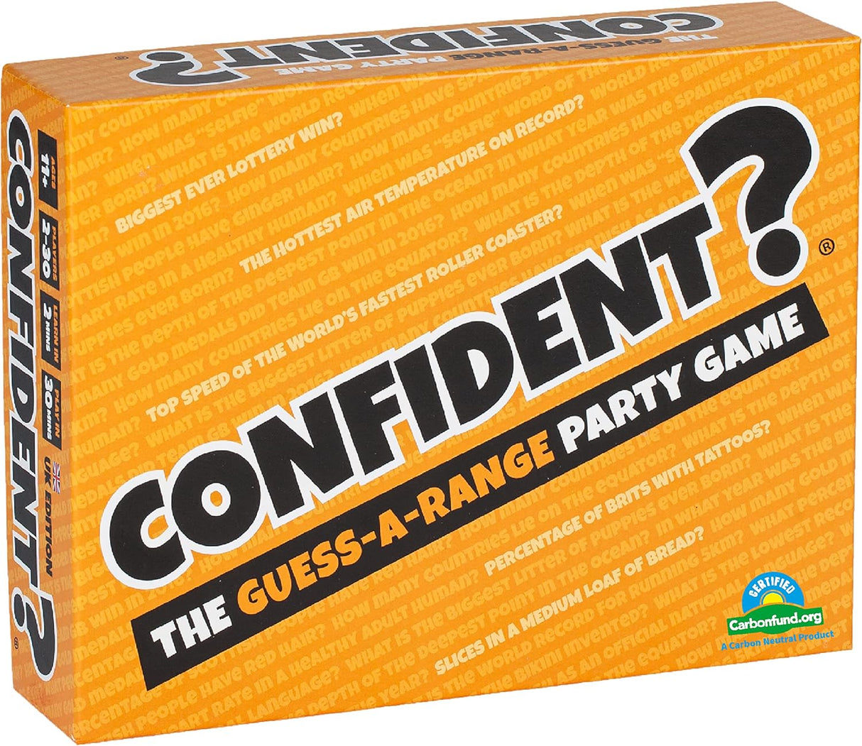 CONFIDENT? Board Game | The Smash Hit Guessing Game | Board Games for Families, Adults, Kids, Teens | Award-Winning Trivia Quiz Game with Brilliant Twist | 2-30 players, Ages 10+.