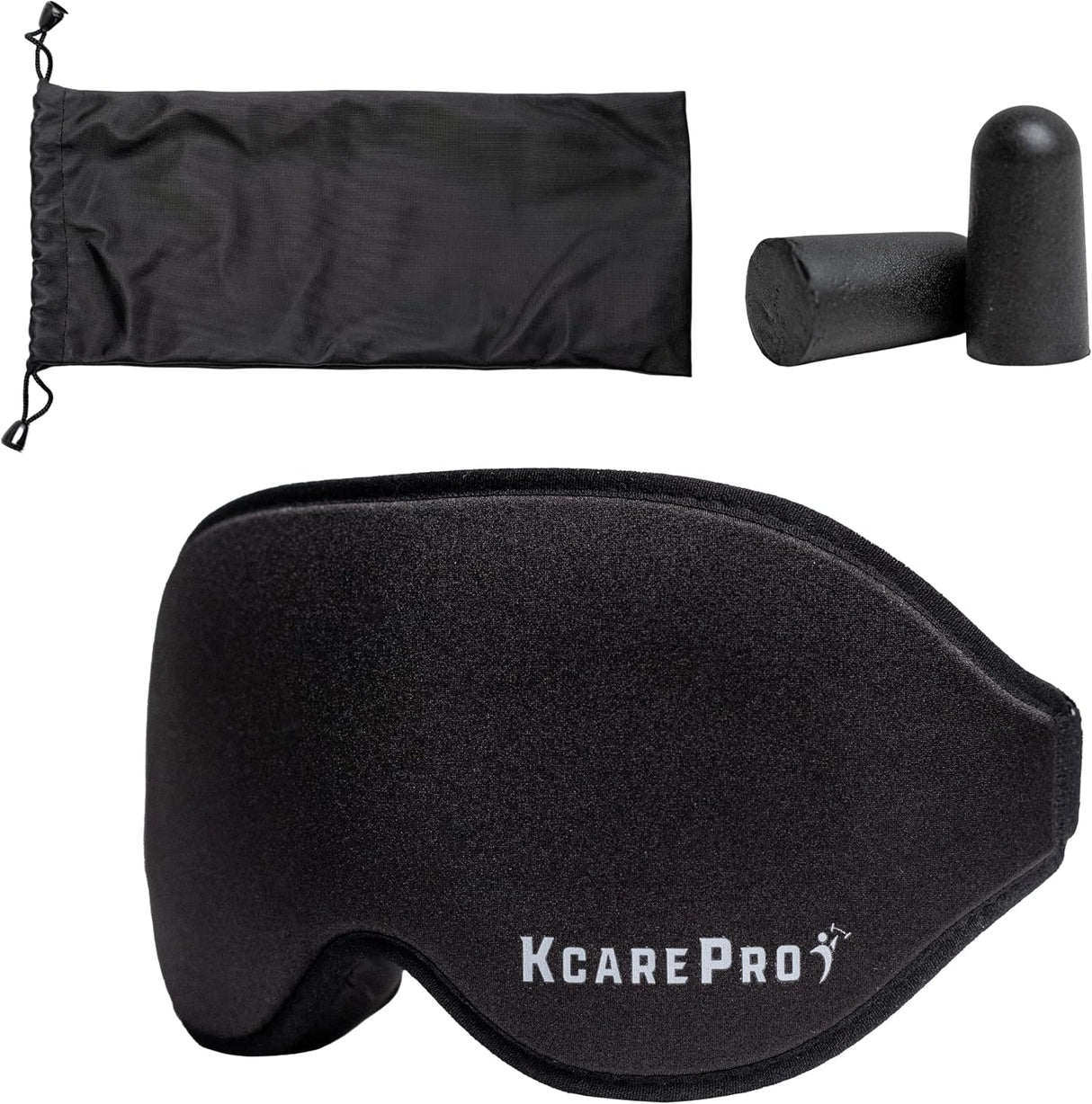 KCAREPRO Silk Sleep Mask – Eye Mask Sleeping Aid – Holiday Essentials Festival Essentials – Travel Accessory – Migraine Relief (Comes with Specialist E-Book).