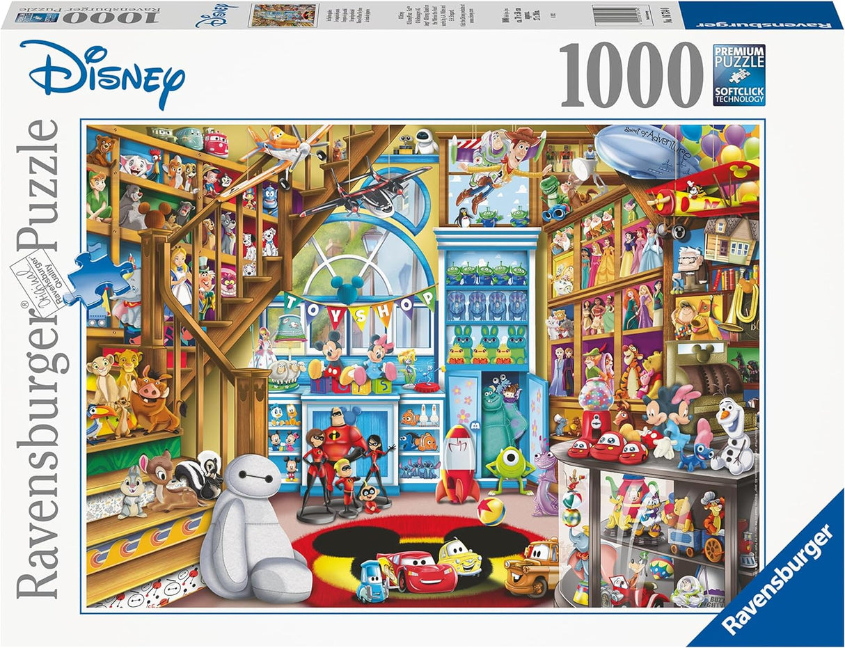 Ravensburger Disney Pixar Toy Store 1000 Piece Jigsaw Puzzle for Adults & Kids Age 12 Years Up.