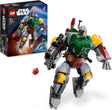 LEGO 75369 Star Wars Boba Fett Mech, Buildable Action Figure Toy with Stud-Shooting Blaster and Jetpack with Flick Shooter, Collectible Set for Kids.