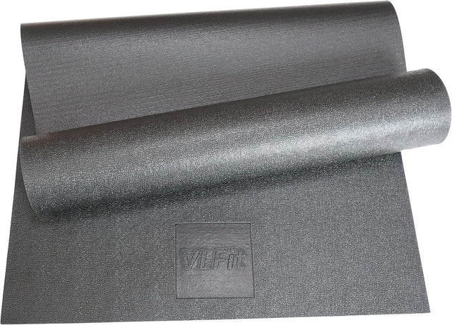 Treadmill Mat Floor Protector, Fitness Equipment and Exercise Mat, Non-slip Shock Resistant Floor Protector Mat for Treadmills, Cycles, Rowers, Cross Trainers etc. 155cm x 65cm x 6mm by VLFit.