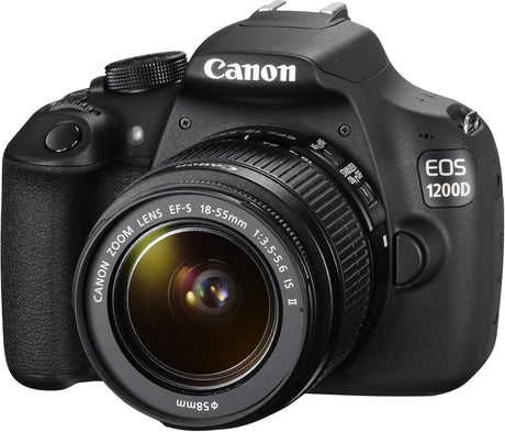 Canon EOS 1200D Digital SLR Camera with EF-S 18-55mm f/3.5-5.6 III Lens.